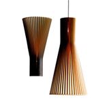 hü ma tasarım ve aksesuar Konic Modern Tasarım Doğal Ahşap Mdf Rustik Salon Avize Aplik Set (2 Adet)