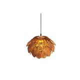 Hü Ma Tasarım Ve Aksesuarmodel Modern Tasarım Globe Küre Doğal Ahşap Yaprak Mdf 3D Lazer Kesim Rustik Salon Avize