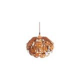 Hü Ma Tasarım Ve Aksesuarorman Model Modern Tasarım Globe Küre Doğal Ahşap Yaprak Mdf 3D Lazer Kesim Rustik Salon Avize