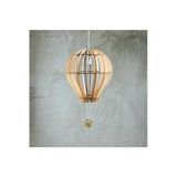 Hü Ma Tasarım Ve Aksesuarürgüp Çocuk Genç Odası Için Doğal Ahşap Mdf 3D Puzzle Uçan Balon Avize