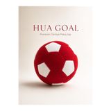 HUA Goal Peluş Futbol Topu - Türkiye Milli Takım Yumuşak Top - 20 cm Dekoratif ve Oyuncak Top