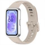 Huawei Band 11 / 11 Pro Uyumlu Premium Soft Silikon Kordon Tokalı Konforlu Akıllı Saat Kayışı Bej