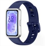 Huawei Band 11 / 11 Pro Uyumlu Premium Soft Silikon Kordon Tokalı Konforlu Akıllı Saat Kayışı Lacivert