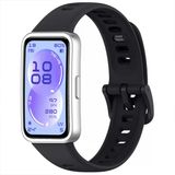 Huawei Band 11 / 11 Pro Uyumlu Premium Soft Silikon Kordon Tokalı Konforlu Akıllı Saat Kayışı Siyah