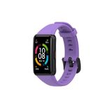 Huawei Band 6 Tam Uyumlu Silikon Kordon Lila
