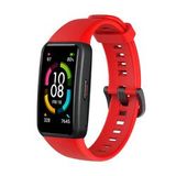 Huawei Band 6 Uyumlu Krd-47 Silikon Kordon - Kırmızı