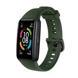 Huawei Band 6 Uyumlu Krd-47 Silikon Kordon - Koyu Yeşil