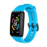Huawei Band 6 Uyumlu Krd-47 Silikon Kordon - Mavi