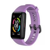 Huawei Band 6 Uyumlu Krd-47 Silikon Kordon - Mor