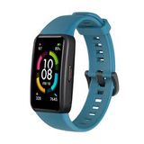 Huawei Band 6 Uyumlu Krd-47 Silikon Kordon - Petrol Mavi