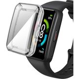 Huawei Band 7 Full Kasa Korumalı Silikon Ekran Koruyucu 09 - Renksiz - Huw Band 7