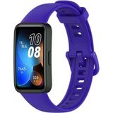 Huawei Band 8/9/10 Uyumlu Yumuşak Jel Silikon Kordon - Dark Blue