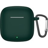 Huawei Freebuds Se 3 / Se 2 Uyumlu Silikon Kulaklık Kılıfı – Darbe Emici, Askılı, Şarj Destekli Koruyucu Kapak - Koyu Yeşil