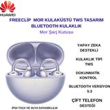 Huawei Freeclip Mor ve Kablosuz Mor Şarj Kutusu + Phılıps Epilasyon Hediye - EPİLASYON CİHAZI HEDİYE