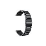 Huawei GT4 41 mm Uyumlu Paslanmaz Çelik Kordon Siyah