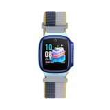 Huawei Gt4 41Mm Uyumlu Krd-03 18Mm Çocuklara Özel Hasır Kordon - Lila-Gri