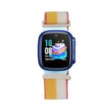 Huawei Gt4 41Mm Uyumlu Krd-03 18Mm Çocuklara Özel Hasır Kordon - Sarı-Beyaz