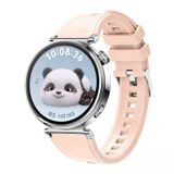 Huawei Gt4 41Mm Uyumlu Krd-129 18Mm Silikon Kordon Strap Kayış - Pembe