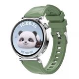 Huawei Gt4 41Mm Uyumlu Krd-129 18Mm Silikon Kordon Strap Kayış - Yeşil
