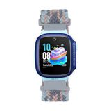 Huawei Gt4 41Mm Uyumlu Krd-139 18Mm Çocuklara Özel Örgü Kordon - Gri-Pembe