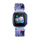 Huawei Gt4 41Mm Uyumlu Krd-139 18Mm Çocuklara Özel Örgü Kordon - Mor