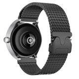 Huawei Gt4 46Mm Uyumlu Krd-100 22Mm Titanyum Hasır Kordon - Siyah-Titanyum