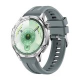 Huawei Gt4 46Mm Uyumlu Krd-148 22Mm Silikon Kordon - Koyu Gri