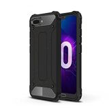 Huawei Honor 10 ile uyumlu Çİft Katman Koruyucu Crash Military Tank Kılıf - Siyah