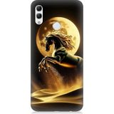 Huawei Honor 10 Lite Uyumlu Ay Kadını Desenli Silikon Kılıf