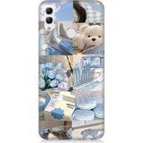 Huawei Honor 10 Lite Uyumlu Mavi Oyuncaklar Desenli Silikon Kılıf
