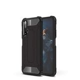 Huawei Honor 20 ile uyumlu Çİft Katman Koruyucu Crash Military Tank Kılıf - Siyah