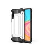 Huawei Honor 20 Lite ile uyumlu Çİft Katman Koruyucu Crash Military Tank Kılıf - Gri