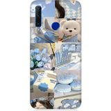 Huawei Honor 20 Lite Uyumlu Mavi Oyuncaklar Desenli Silikon Kılıf