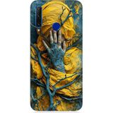 Huawei Honor 20 Lite Uyumlu Sarı Yağmurluk Desenli Silikon Kılıf