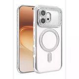 Huawei Honor 600 Joke Simli Magneticsafe Kılıf - Gümüş