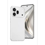 Huawei Honor 600 Pro Lüx Şeffaf Silikon Telefon Kılıfı - Şeffaf