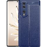 Huawei Honor 70 Kılıf Deri Görünümlü Renk Atmayan Dayanaklı Silikon Kapak Niss