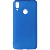 Huawei Honor 8c Kılıf First Silikon - MAVI-(5796)