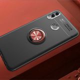 Huawei Honor 8c Kılıf Kamera Çıkıntılı Renkli Yüzüklü Standlı Mıknatıslı Kapak Ravel