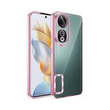 Huawei Honor 90 Kılıf Köşeleri Renkli Şeffaf Kamera Korumalı Silikon Luxury Kapak