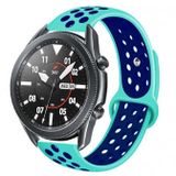 Huawei Honor Magic 2 46 mm KRD-02 Silikon Kordon (Turkuaz-Mavi)
