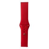 Huawei Honor Magic 2 46mm Band Serisi 22mm Klasik Kordon Silikon Strap Kayış Brighr Red