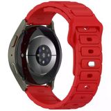 Huawei Honor Magic 2 46Mm Uyumlu Krd-132 22Mm Silikon Kordon Strap Kayış - Kırmızı