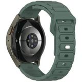Huawei Honor Magic 2 46Mm Uyumlu Krd-132 22Mm Silikon Kordon Strap Kayış - Koyu Yeşil