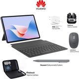 Huawei Huaweı 11,5 Inç Dokunmatik Tablet Gri , 256 GB Depolama 8 GB Ram , Klavye + Mouse + Kulaklık + Çanta + Şarj Cihazı Profesyonel Set