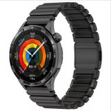 Huawei Huawei Gt4 46Mm Uyumlu Krd-151 22Mm Metal Silikon Kordon - Siyah
