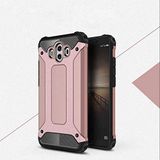 Huawei Mate 10 ile uyumlu Çİft Katman Koruyucu Crash Military Tank Kılıf - Rose Gold