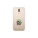 Huawei Mate 10 Lite ile uyumlu Splash arı tasarımlı şeffaf silikon kılıf