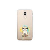 Huawei Mate 10 Lite ile Uyumlu Splash Mirket Tasarımlı Şeffaf Silikon Kılıf