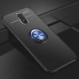 Huawei Mate 10 Lite Kılıf Kamera Çıkıntılı Renkli Yüzüklü Standlı Mıknatıslı Kapak Ravel